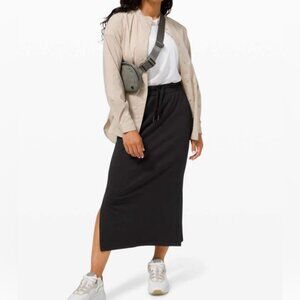 Lululemon Bound To Bliss Black Long Skirt